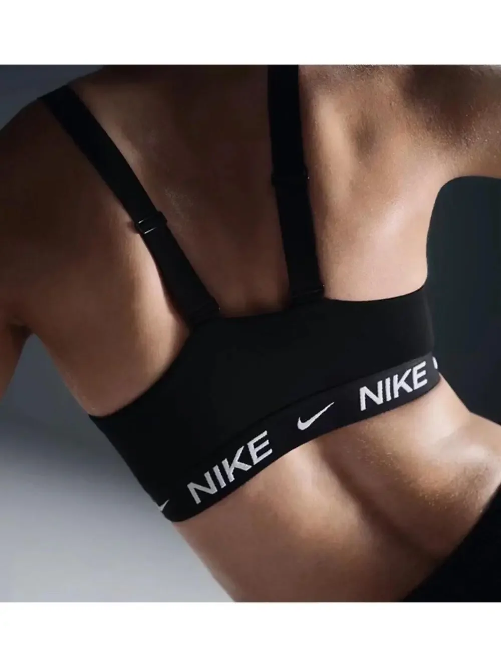 Nike Sports Bra Women's Size L Dri-FIT Med-Support Padded Adjustable FD1065-011